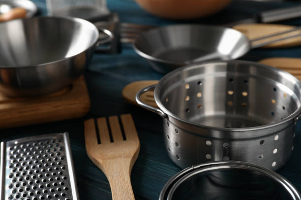 Kitchen utensils and cookware associated with PFAS exposure