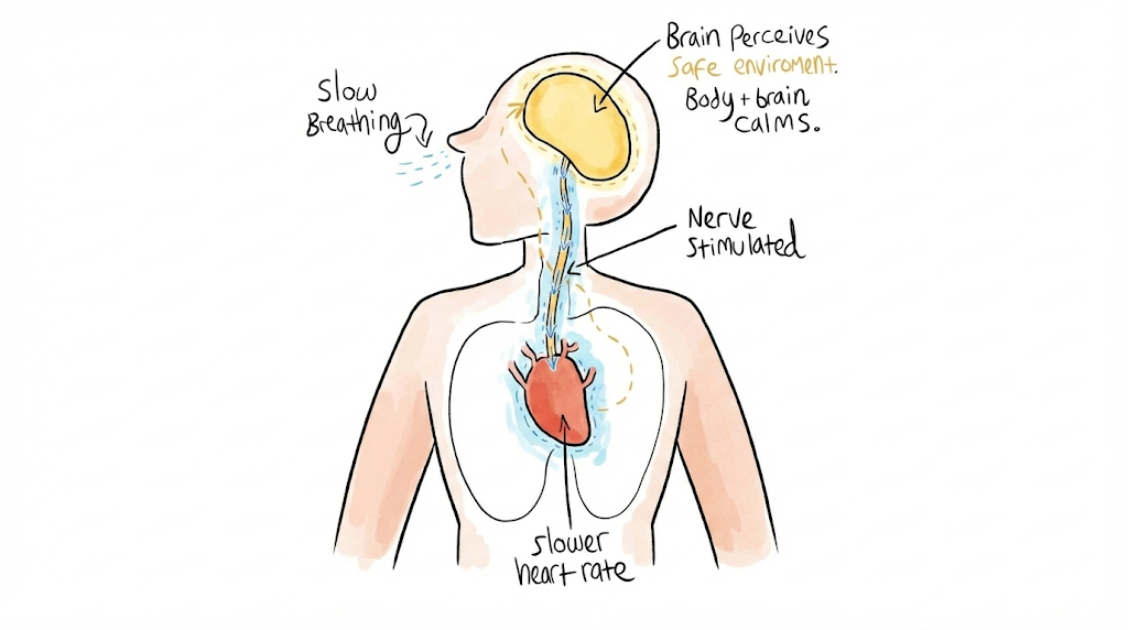Techniques to activate the vagus nerve and reduce stress load